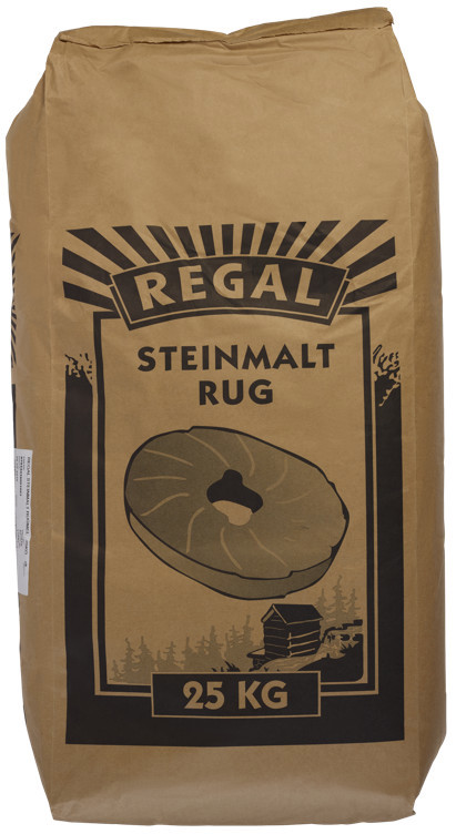 Regal steinmalt rugmel sekk   25kg