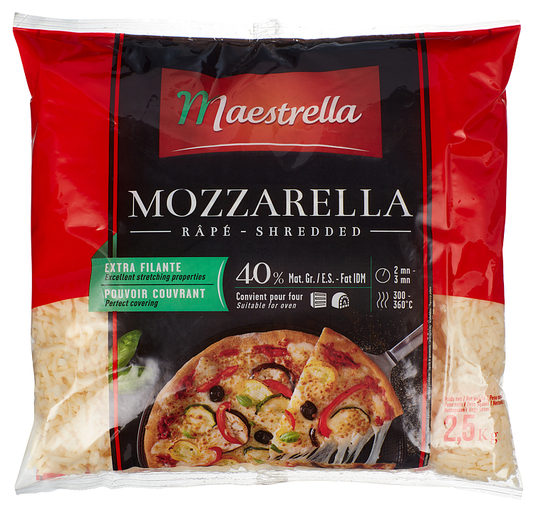 Mozzarella revet     2,5kg