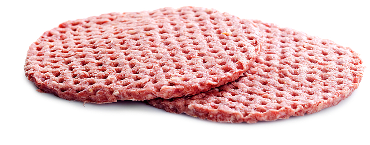 Hamburger standard rå 130g   5,07kg