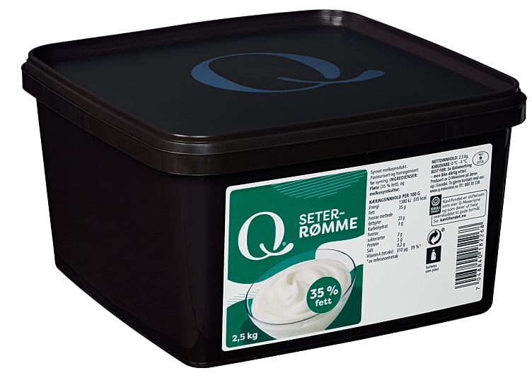 Q seterrømme    2,5kg