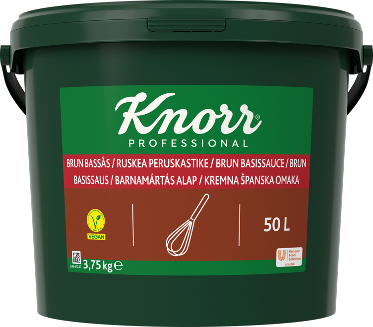 Brun basissaus pulver 3,75kg  50l