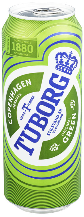 Tuborg grøn   4,5%   24x50cl