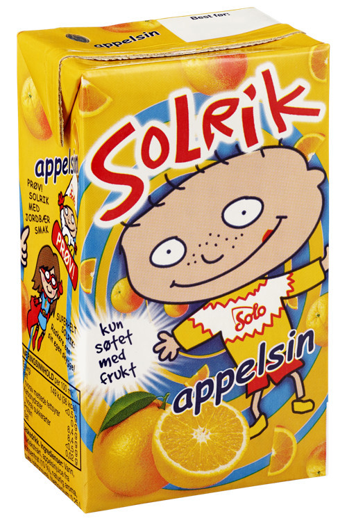 Solrik appelsin lettere  27x25cl