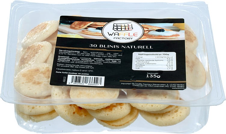 Blinis cocktal   135g