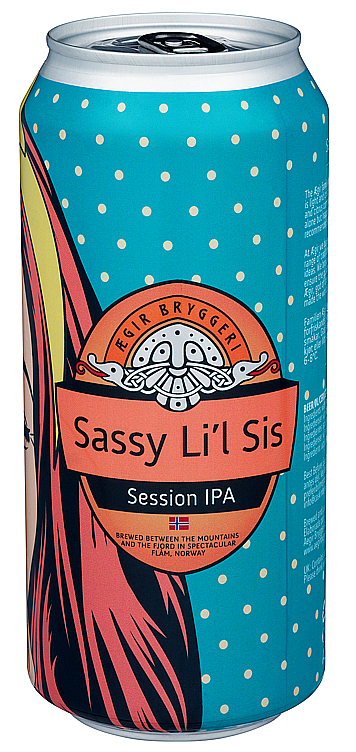 Ægir sassy lil sis session ipa 4,7%  24x44cl
