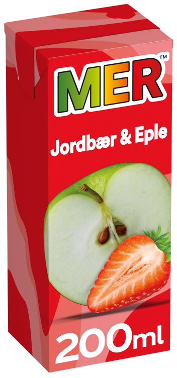 Mer jordbær- eple tetra  30x200ml