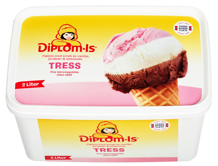 Diplom-is ice cream triple "tress"   2l
