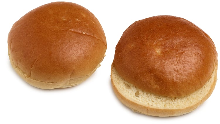 Hamburger bread brioche potato 60x70g
