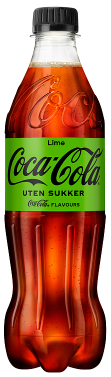 Coca-cola uten sukker lime  24x0,5l
