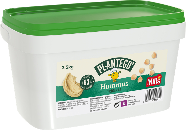Hummus naturell  2,5kg