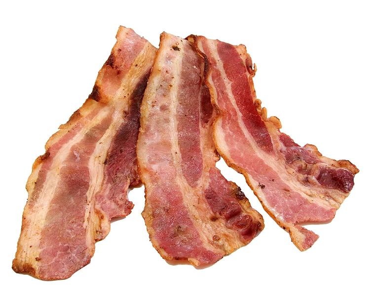 Stekt bacon skivet  1kg
