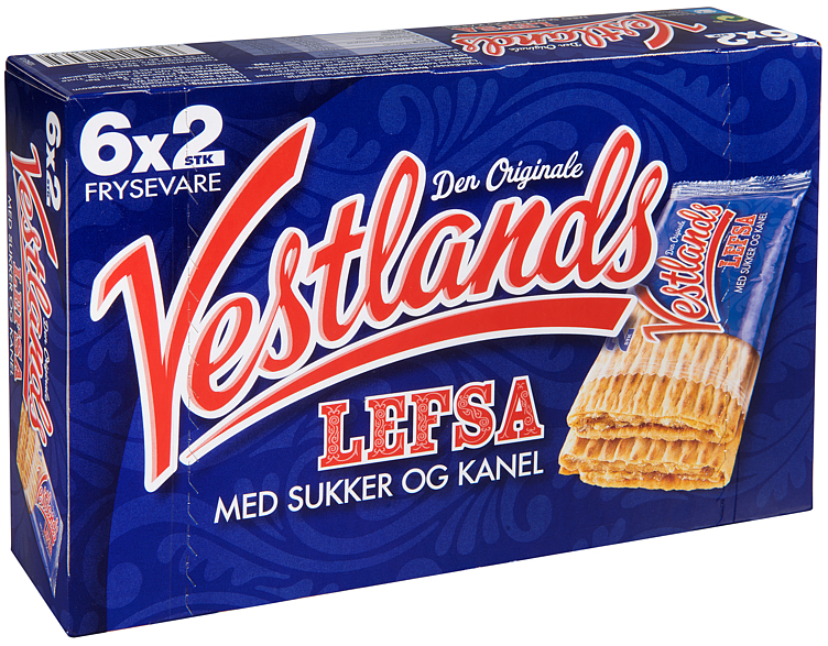 Vestlandslefsa griddle cake 6x2pac  420g