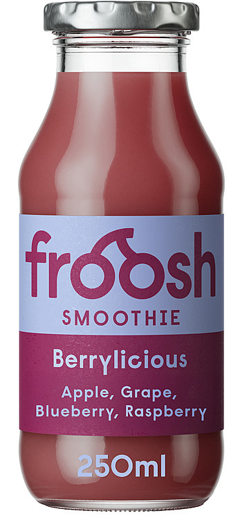 Smoothie blåbær og bringebær   250ml