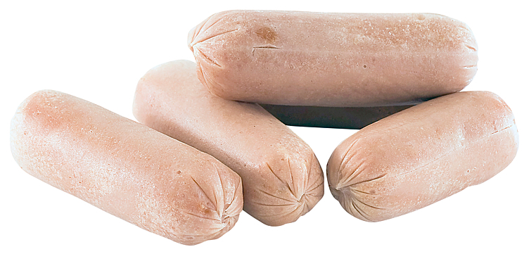 Medisterpølser u/skinn ca64g  2x2,5kg