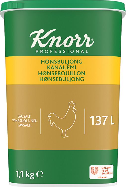 Hønsebuljong lavsalt  1,1kg