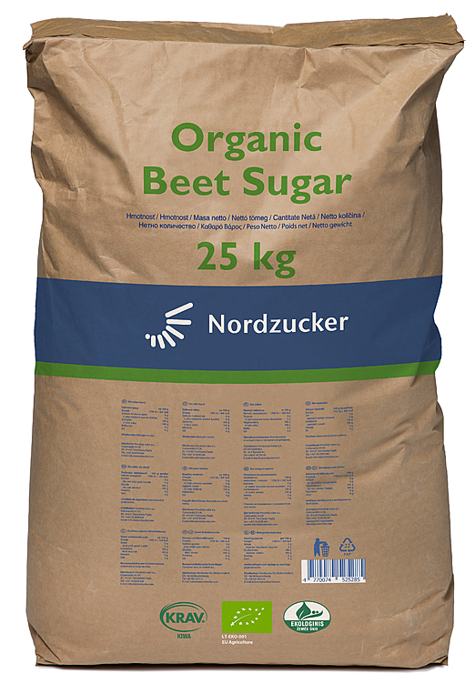 Sukker økologisk 25kg