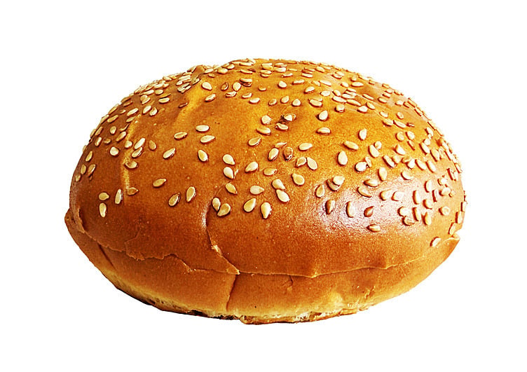 Brioche hamburgerbrød med sesam  30x70g