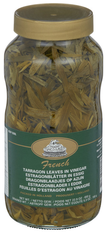 Estragonblader syltede  i lake     650g