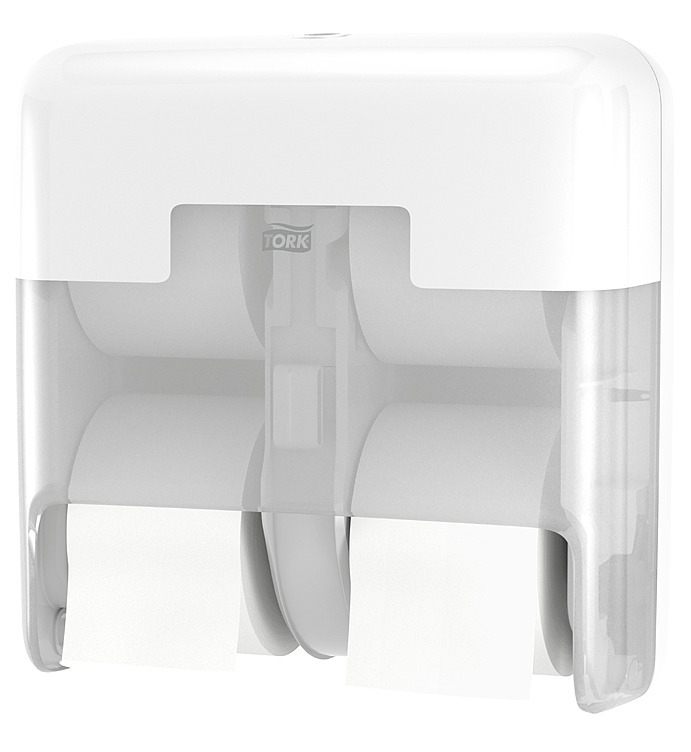 Toilet paper dispenser 4 rolls white t7  pce