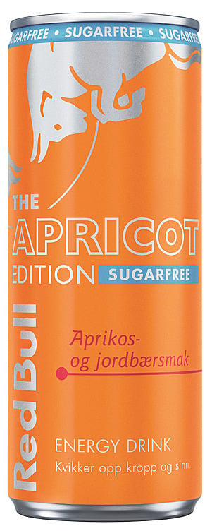 Red bull aprikos & jordbær sukkerfri  24x250ml