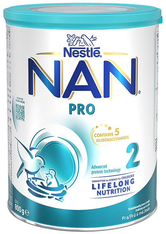 Nan pro 2 fra 6m 800g