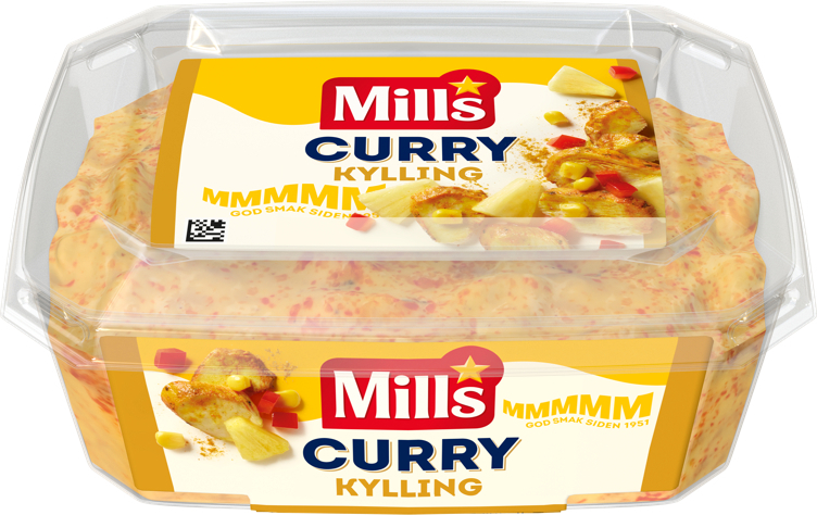 Kyllingsalat curry  200g