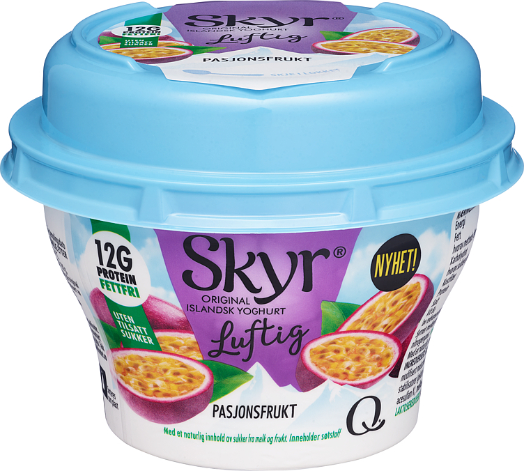 Skyr luftig pasjonsfrukt beger  130g