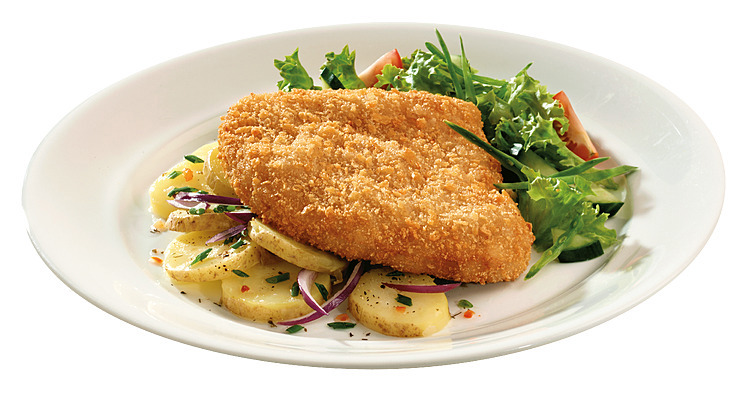 Panert schnitzel  33x150g