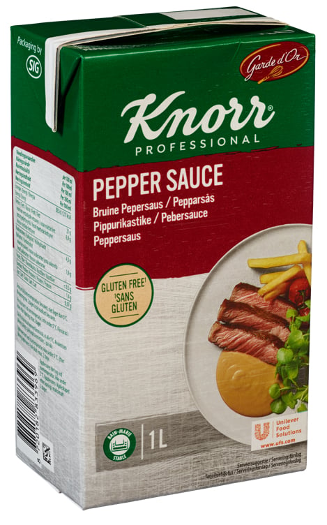 Peppersaus serveringsklar  1l