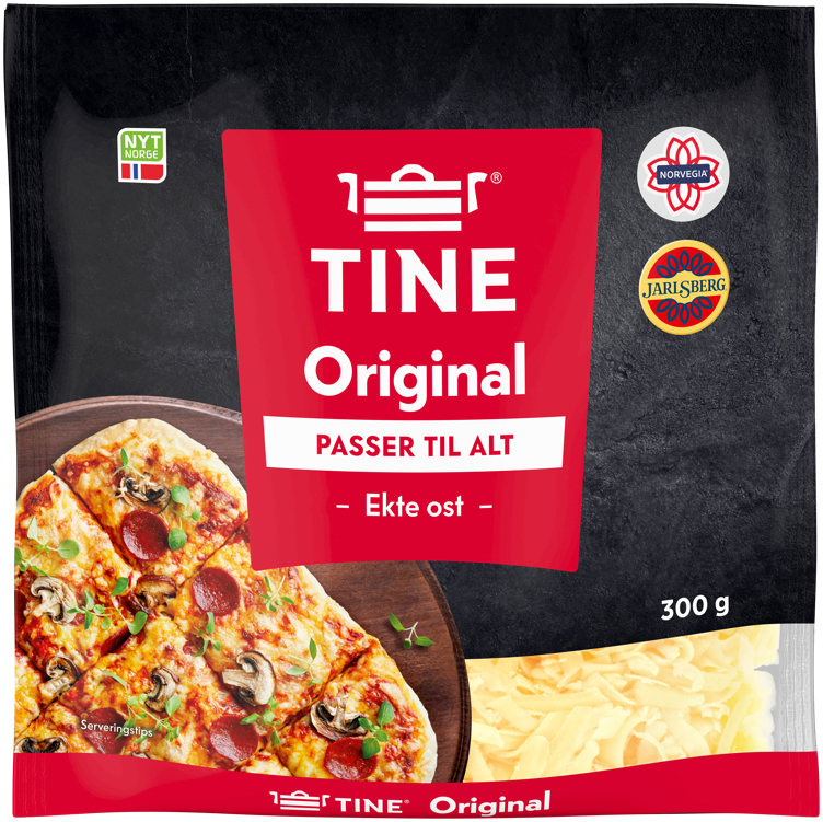 Tine original real grated cheese  300g