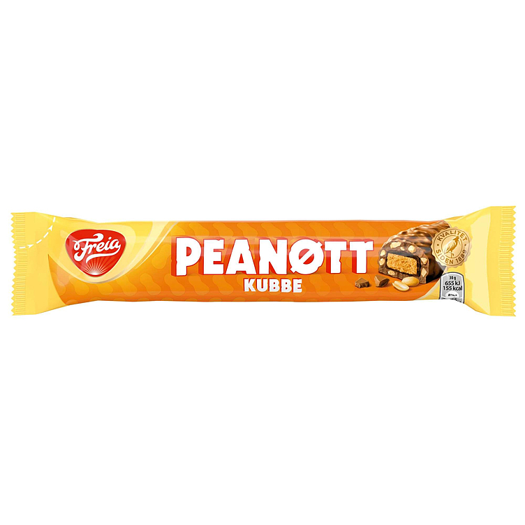 Peanøtt kubbe         t 25x60g