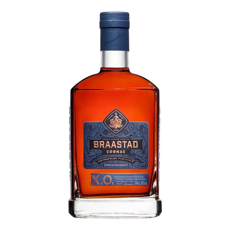 Braastad cognac x.o. fine champagne 40 1l - sg.no