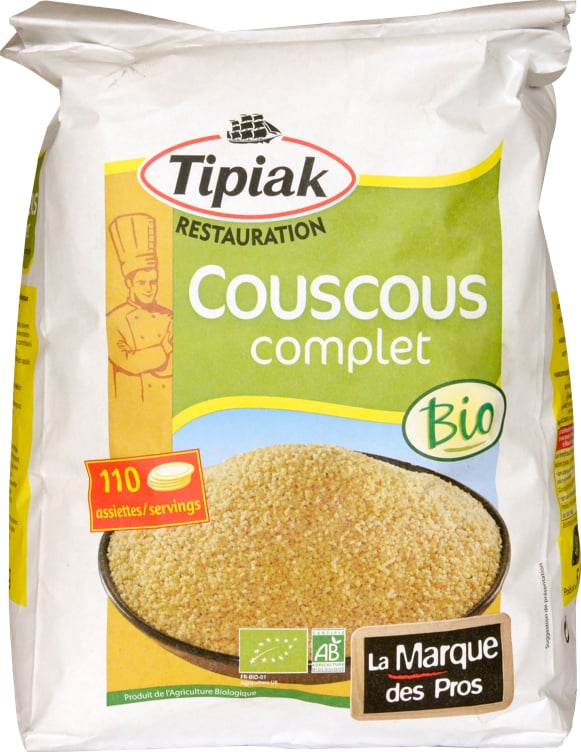 Couscous fullk.økol.tip.   5kg
