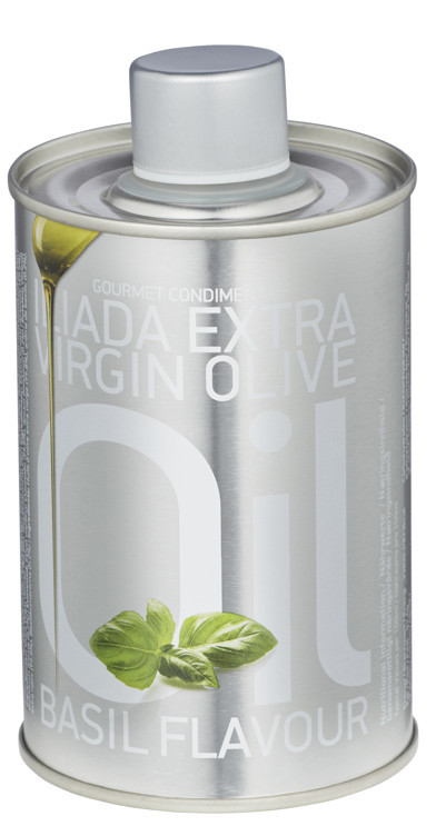 Olivenolje extra virgin med basilikum   250ml