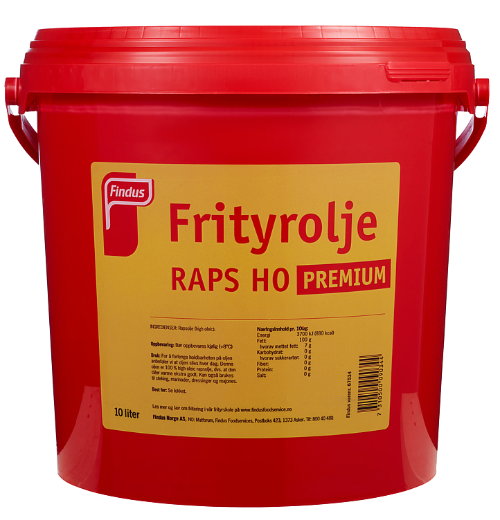 Frityrolje premium raps ho   10l