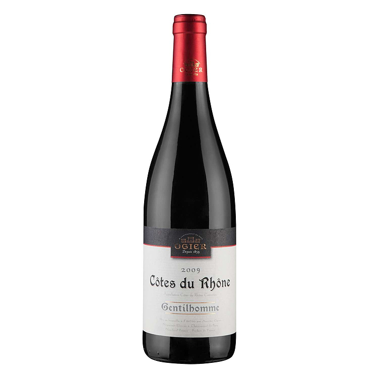 Ogier gentilhomme côtes du rhône  14,5%  75cl