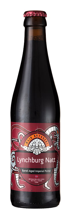 Ægir lynchburg natt barrel-aged imper porter  10%  24x33cl