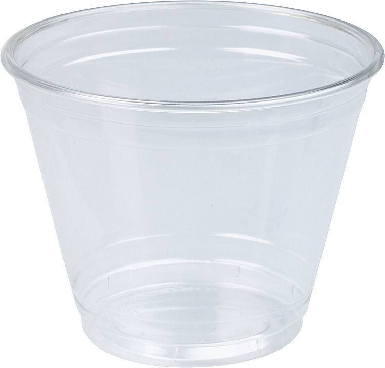 Plastbeger 0,25l klar ø92,7mm  1000stk