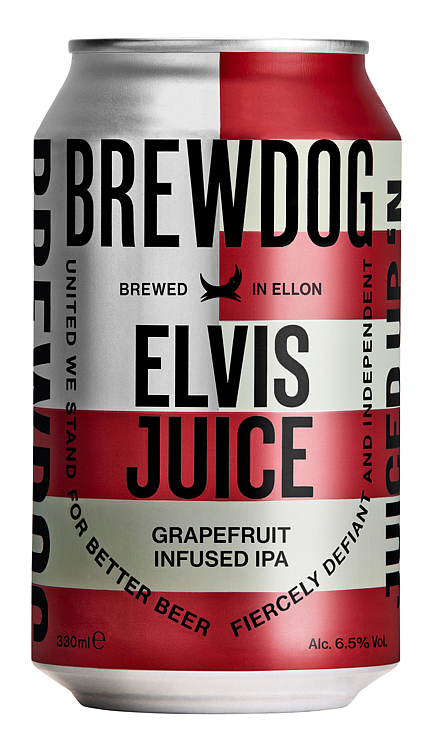 Brewdog elvis juice grapefruit infused ipa  6,5%  24x33cl