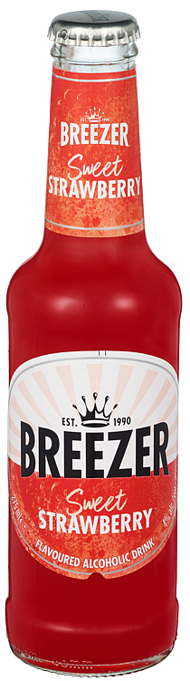 Breezer strawberry fl   4%   24x27,5cl