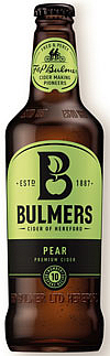 Bulmers pear cider    4,5%   12x50cl