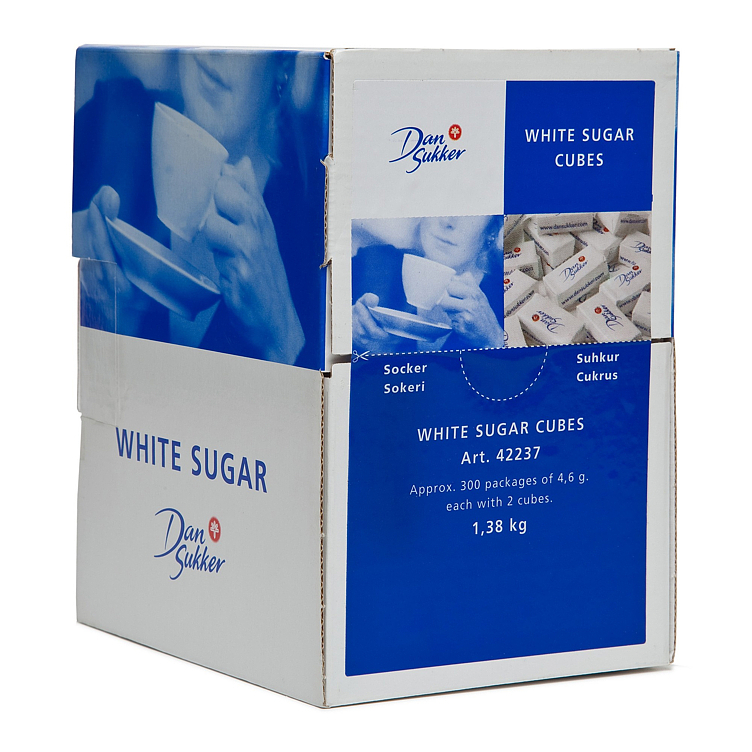 Sugar cubes display 2pce