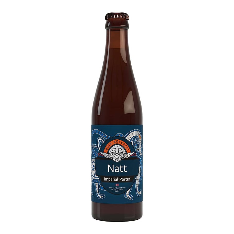 Ægir natt imperial porter   10%   24x33cl