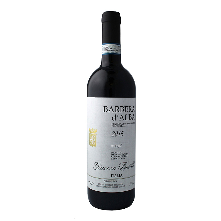 Giacosa fratelli barbera d alba bussie   14%   3l