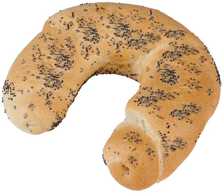 Crescent w/poppy seeds   20x100g