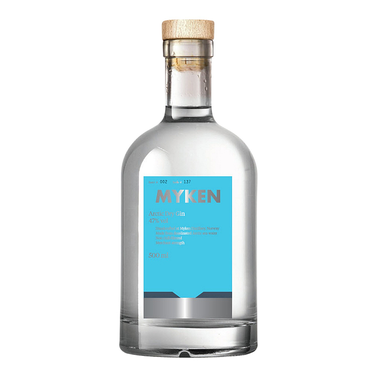 Myken arctic gin   47%   50cl