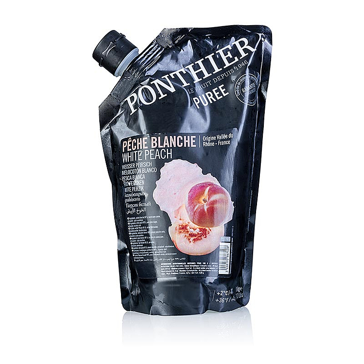 Ponthier fruktpure fersken   6x1kg