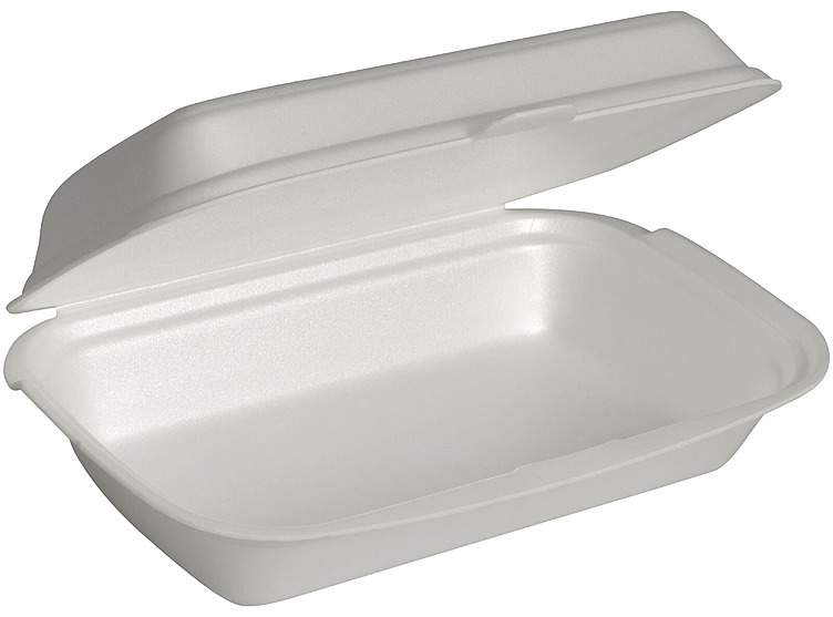 Burgerboks 16x24x7,5cm med hengslet lokk  stk