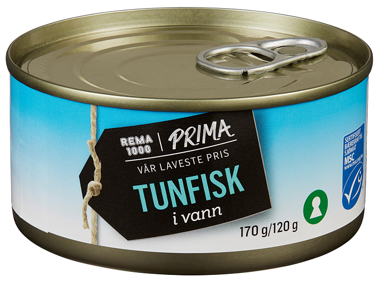 Tunfisk i vann msc  170g