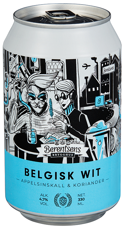 Berentsen belgisk wit   4,7%    24x33cl
